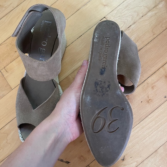 Pedro Garcia Suede Espadrille Wedges - Picture 3 of 4